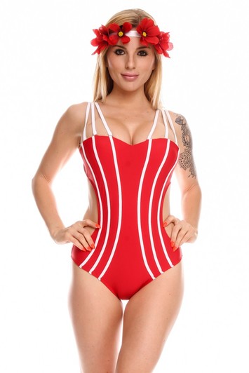 sexy red monokini,sexy monokini,sexy swimsuit