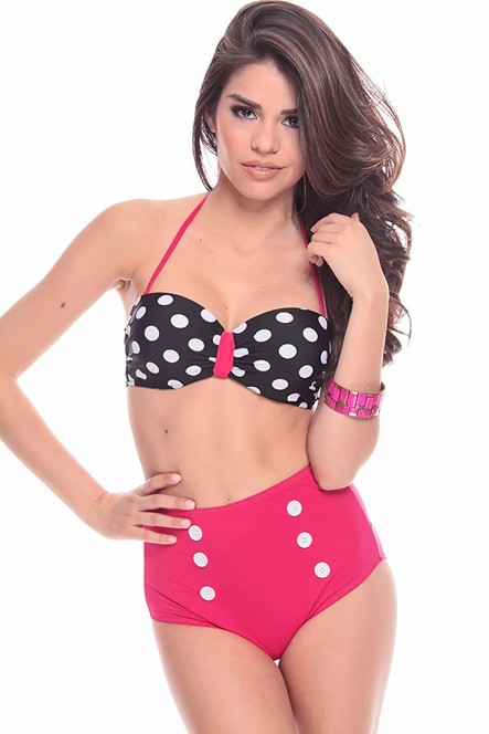 sexy bikini,two piece swimsuit,high waist bikini,polka dot bikini