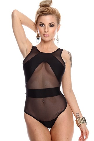 sexy black swimsuit,sexy black mesh swimsuit,one piece swimsuit