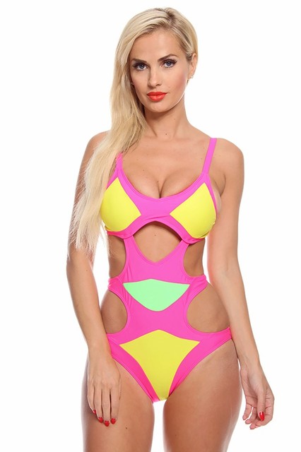 one piece swimsuit,sexy monokini,cut out swimsuit