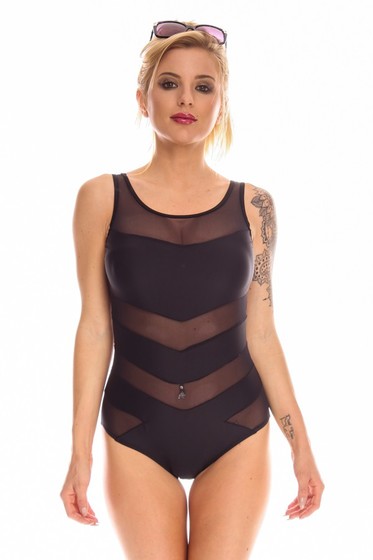 sexy mesh swimsuit,sexy black monokini,black one piece bathing suit